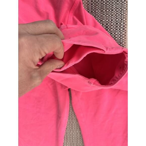 Vintage Y2K Victoria's Secret All PINK Sz XL Boot Yoga Pants V Front Flare 90's - Picture 5 of 9